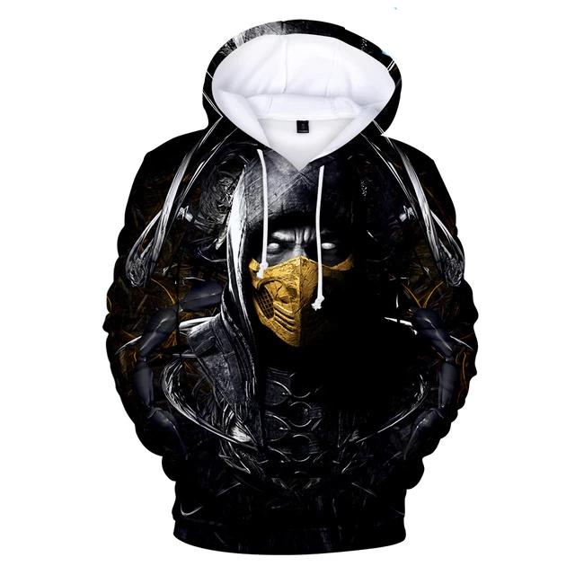 mortal kombat scorpion hoodie