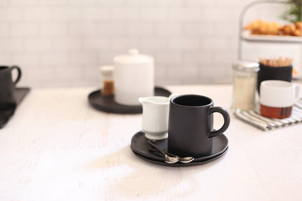 Cups of coffee with dairy-free creamer