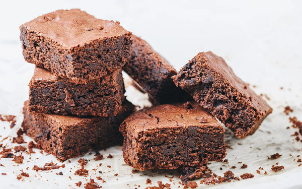 Sweet potato protein brownies