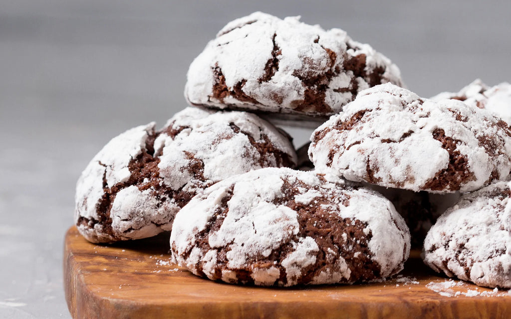 Vegan Crinkle Cookies