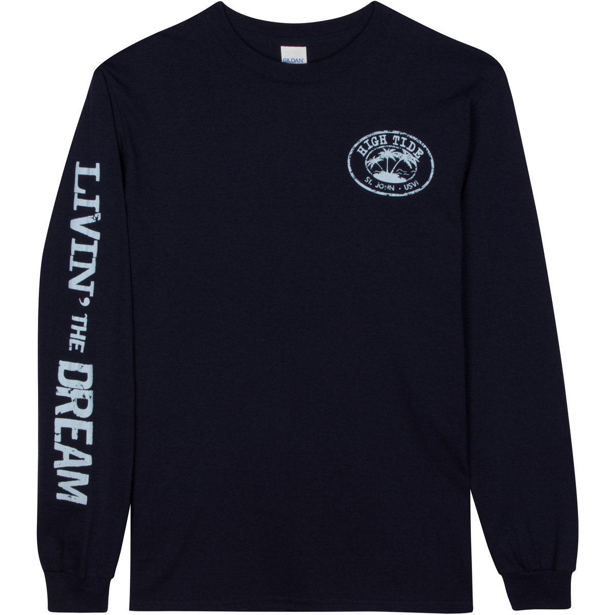 HIGH TIDE LOGO LONG SLEEVE T-SHIRT – High Tide Bar and Seafood Grill