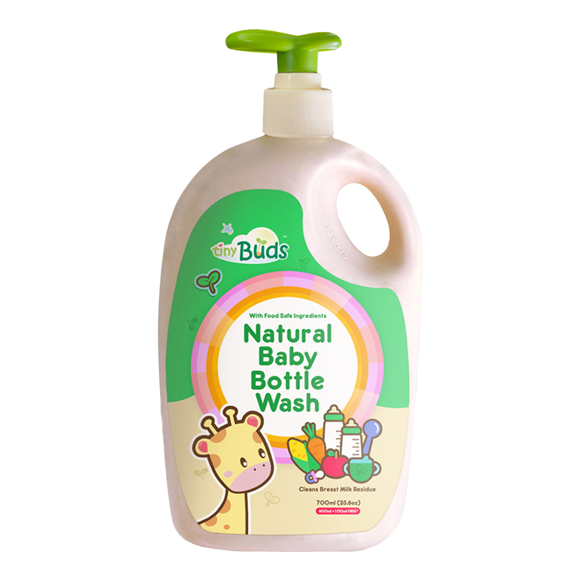 Baby Bottle and Utensil Wash 700ML Tiny Buds Baby Naturals