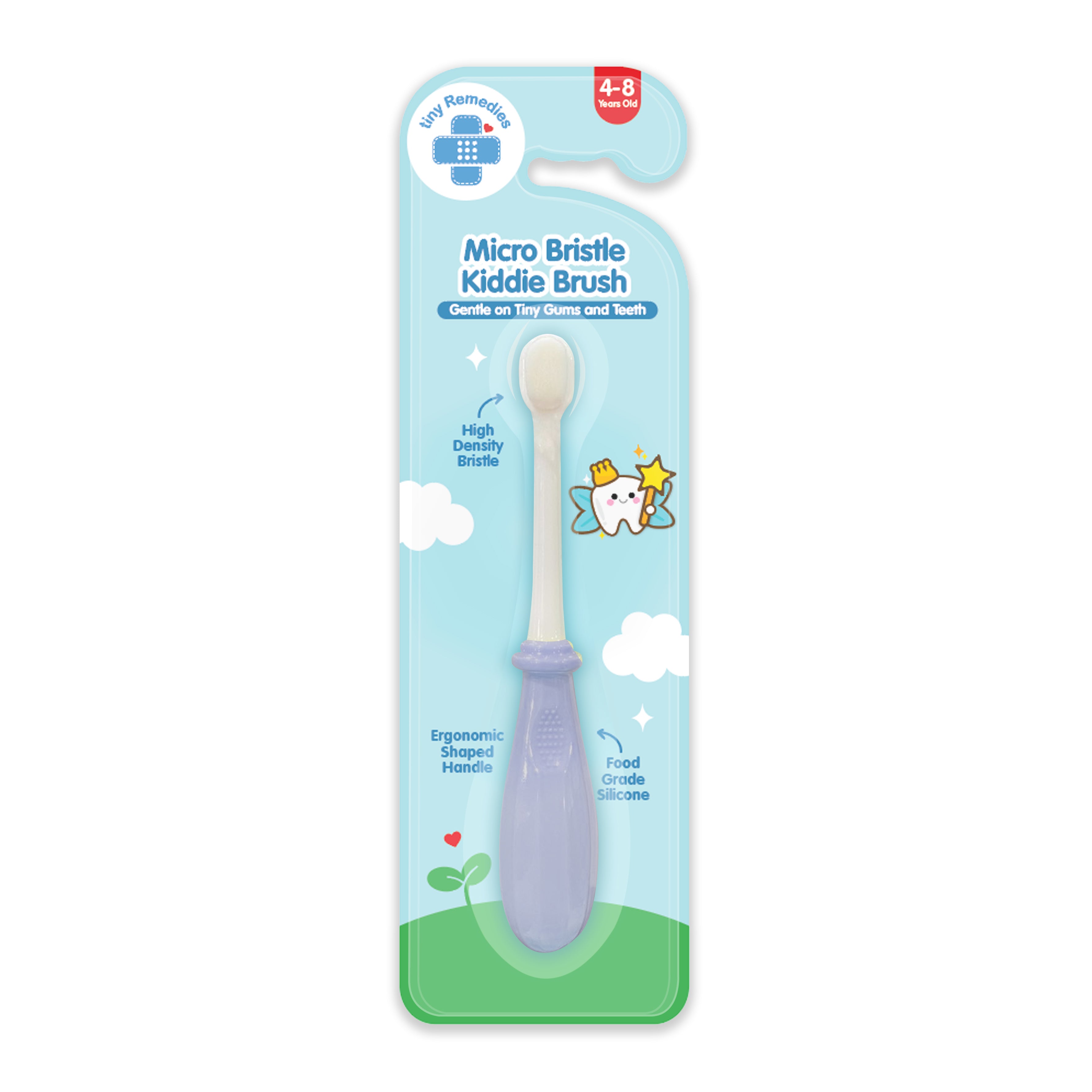 Micro Bristle Kiddie Brush (4-8 yrs Old) – Tiny Buds Baby Naturals