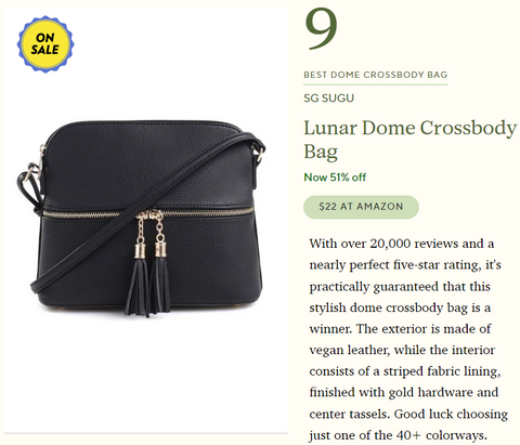 Oprah's Favorite Crossbody Bag Is on Sale