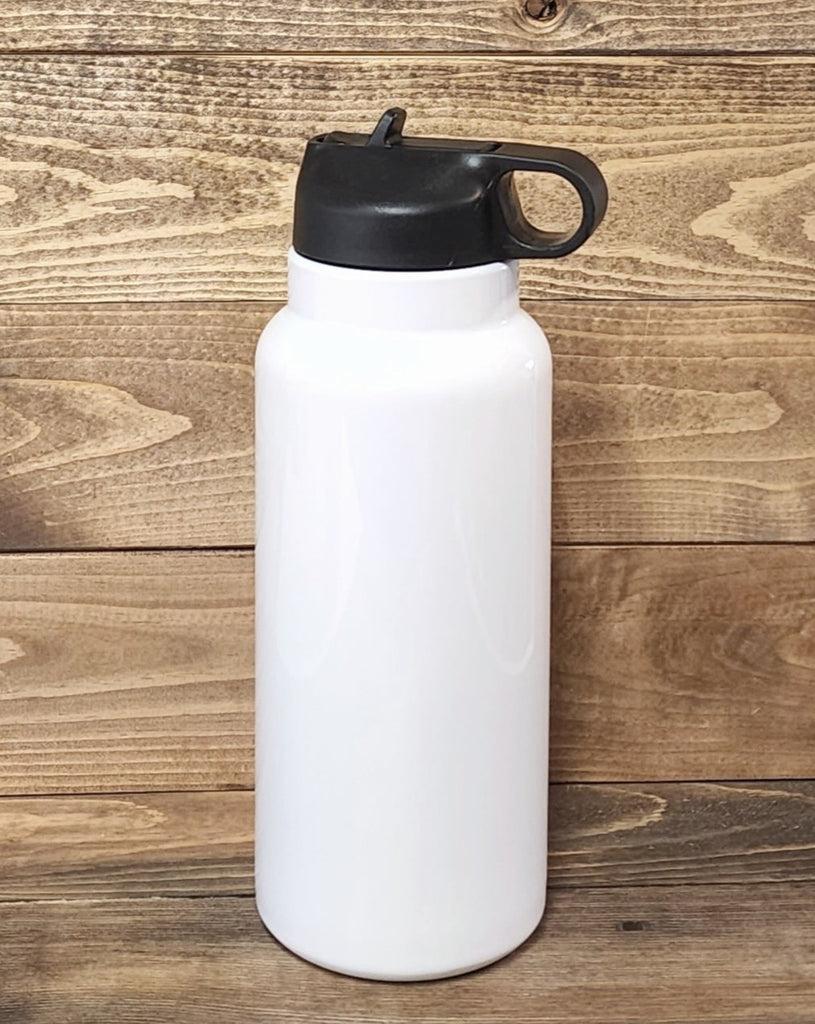 Promotional 32 oz PET Freedom Bottle with Flip Up Sipper Lid $4.01