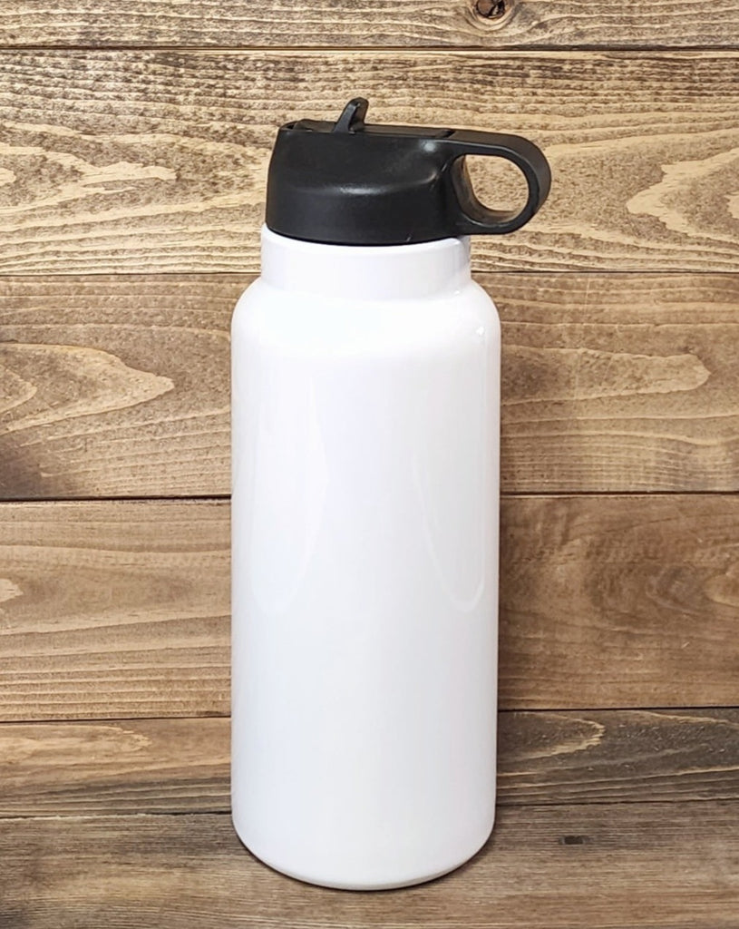 Sublimation Water Bottle with Snack storage/Dog bowl bottom * 32oz