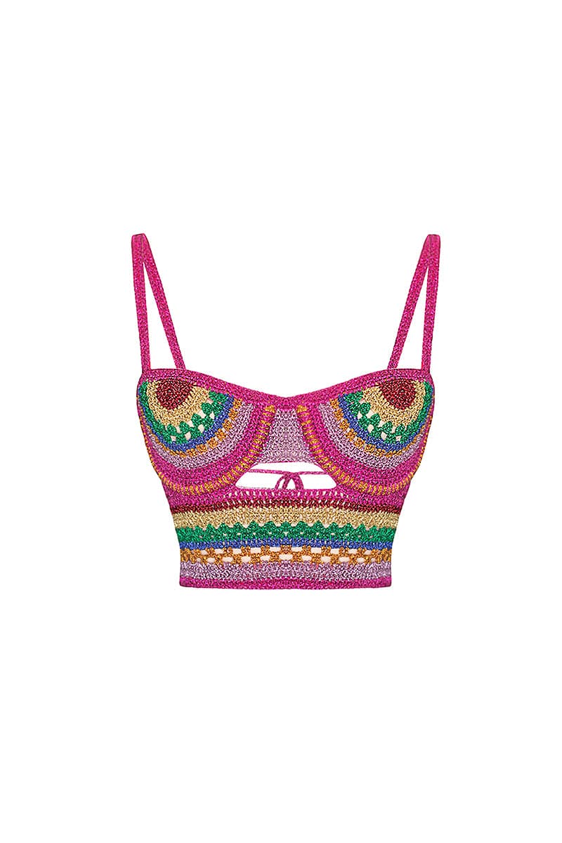 Rainbow Pink Sunday Bra - SugaPlum