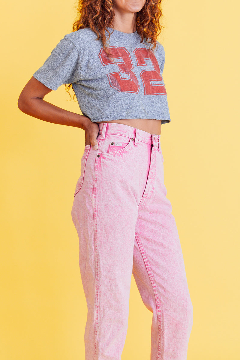 pink lee pants