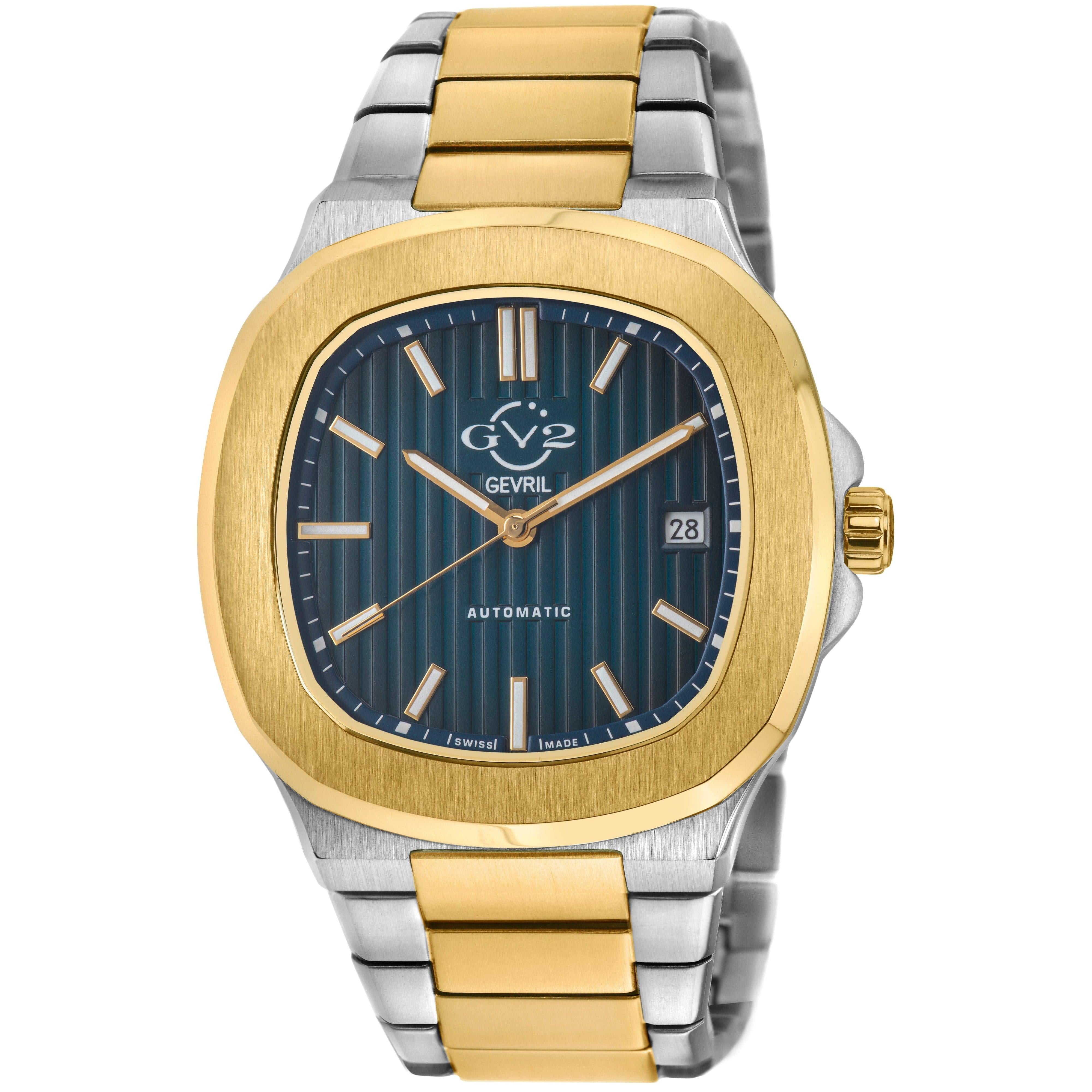 Gevril Pier 90 Automatic Blue Dial Men's Watch 49101 840840144867 - Watches,  Pier 90 - Jomashop