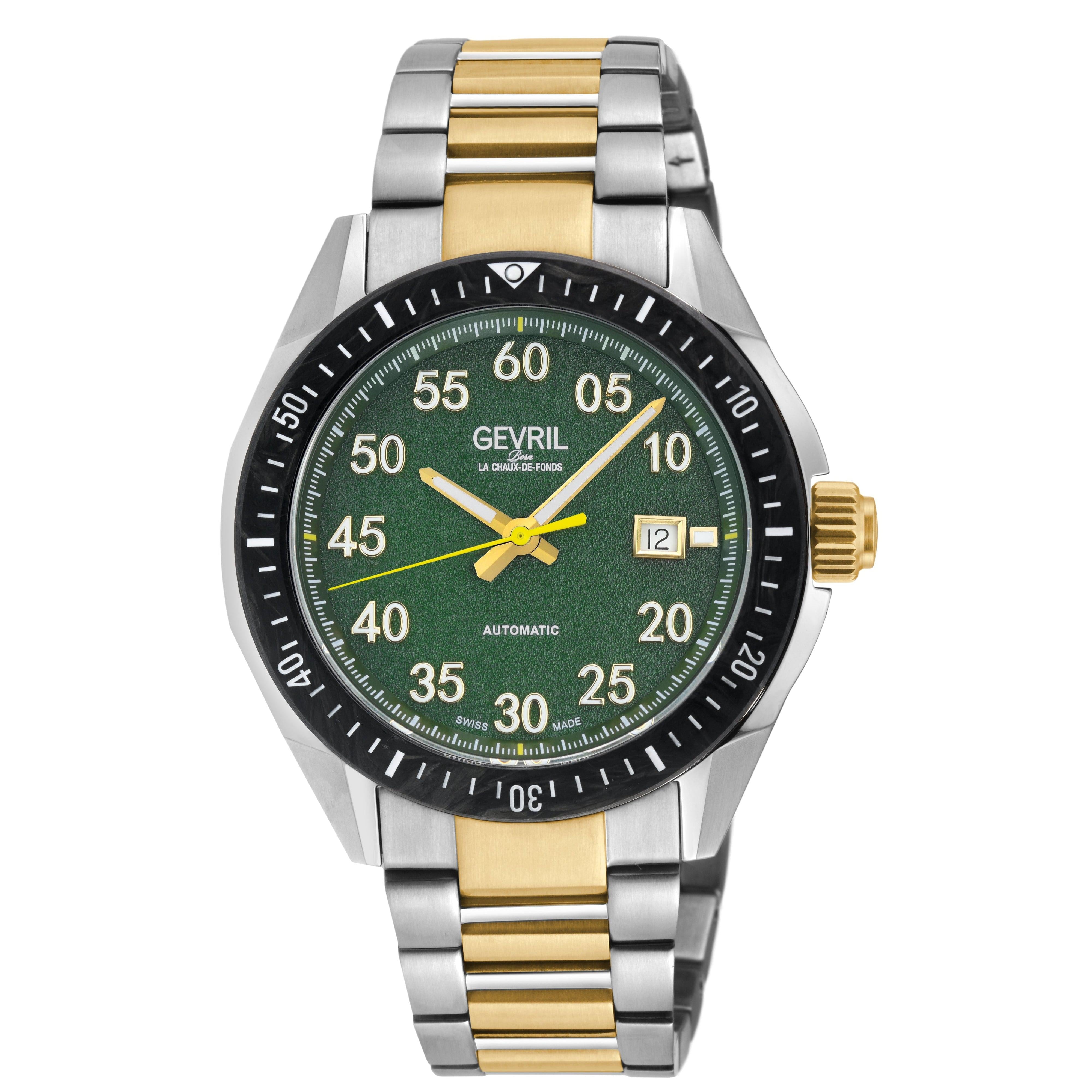 Men's Ascari Chronograph Stainless Steel Green Dial Watch | World of Watches