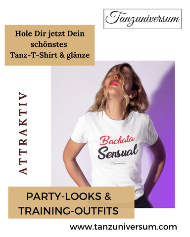 Bachata Sensual dance T-shirt organic cotton for men and women