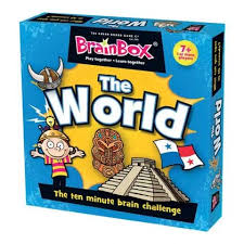 Brainbox The World educational card game