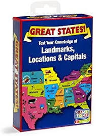 Great states landmarks locations and capitals