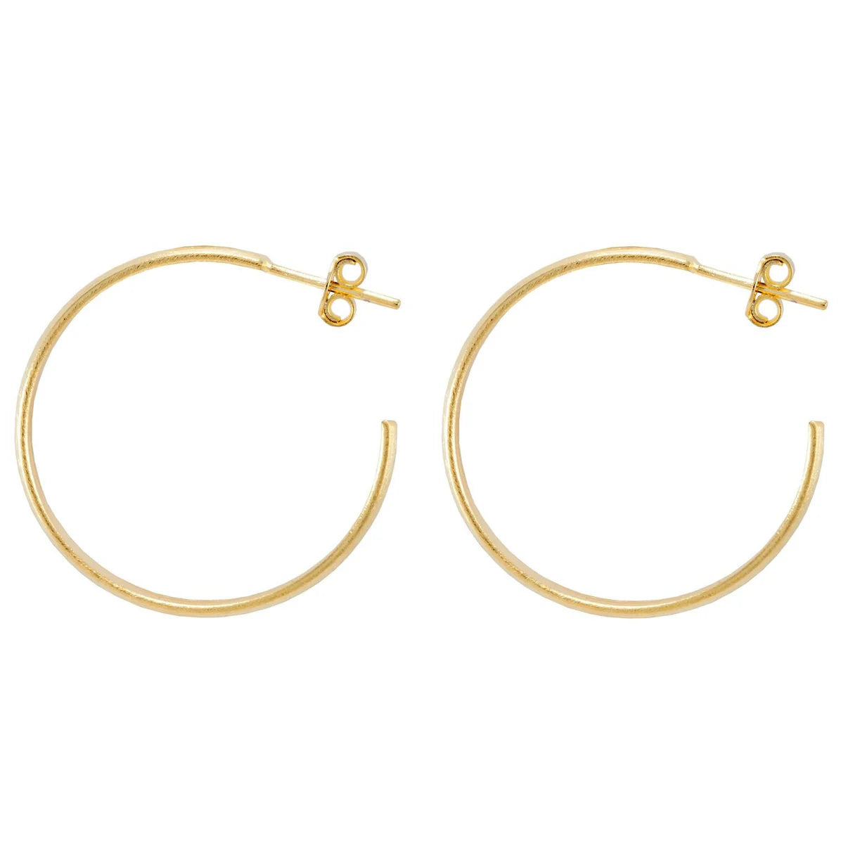 Sheila Fajl Alana Hoops - Brushed Gold