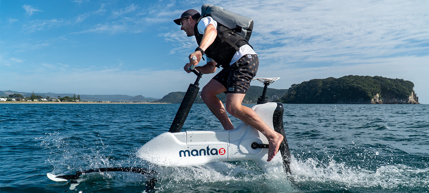 manta5 hydrofoil bikes