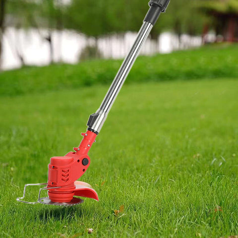 Grazer™ : Best Powerful Electric Battery Operated Cordless Metal Blade Weed Eater / Grass Trimmer
