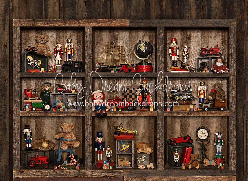 corner toy shelf