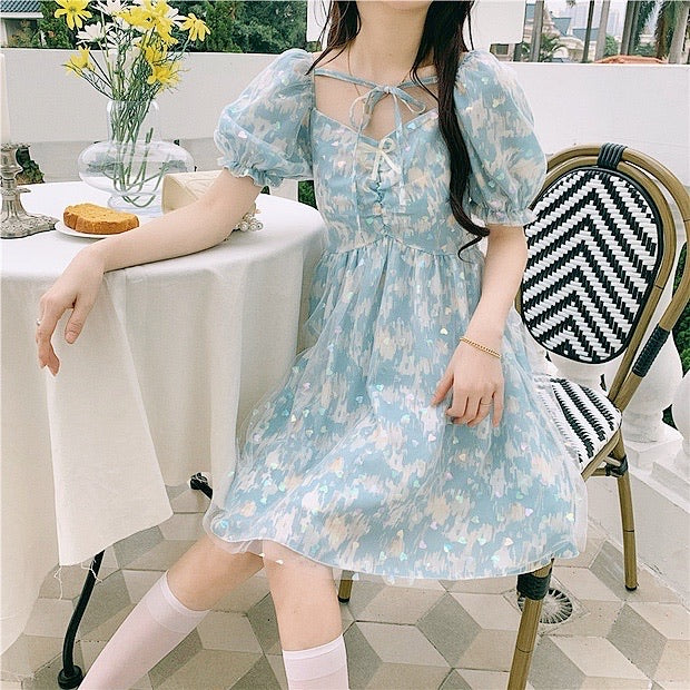Poppy Seed Cottagecore Fairycore Princesscore Coquette Kawaii Dress