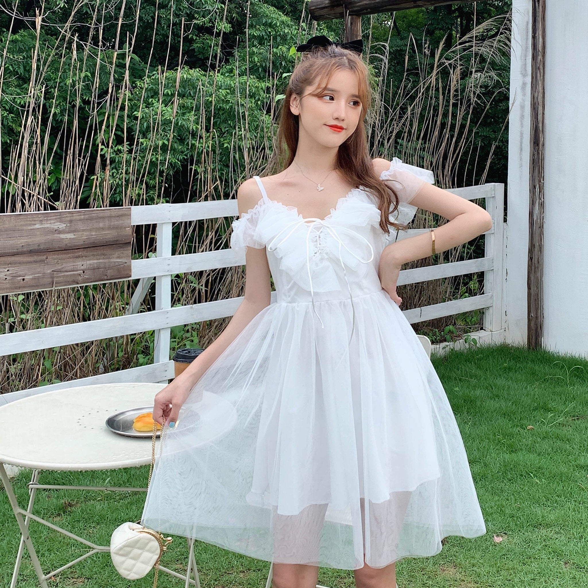 Misty Wish Tulle Fairy Mini Dress Soft Girl Aesthetic Fairy Dresses