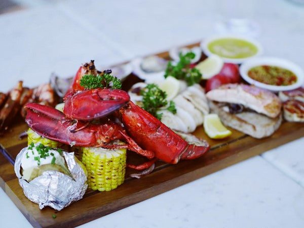 grilled seafood platter