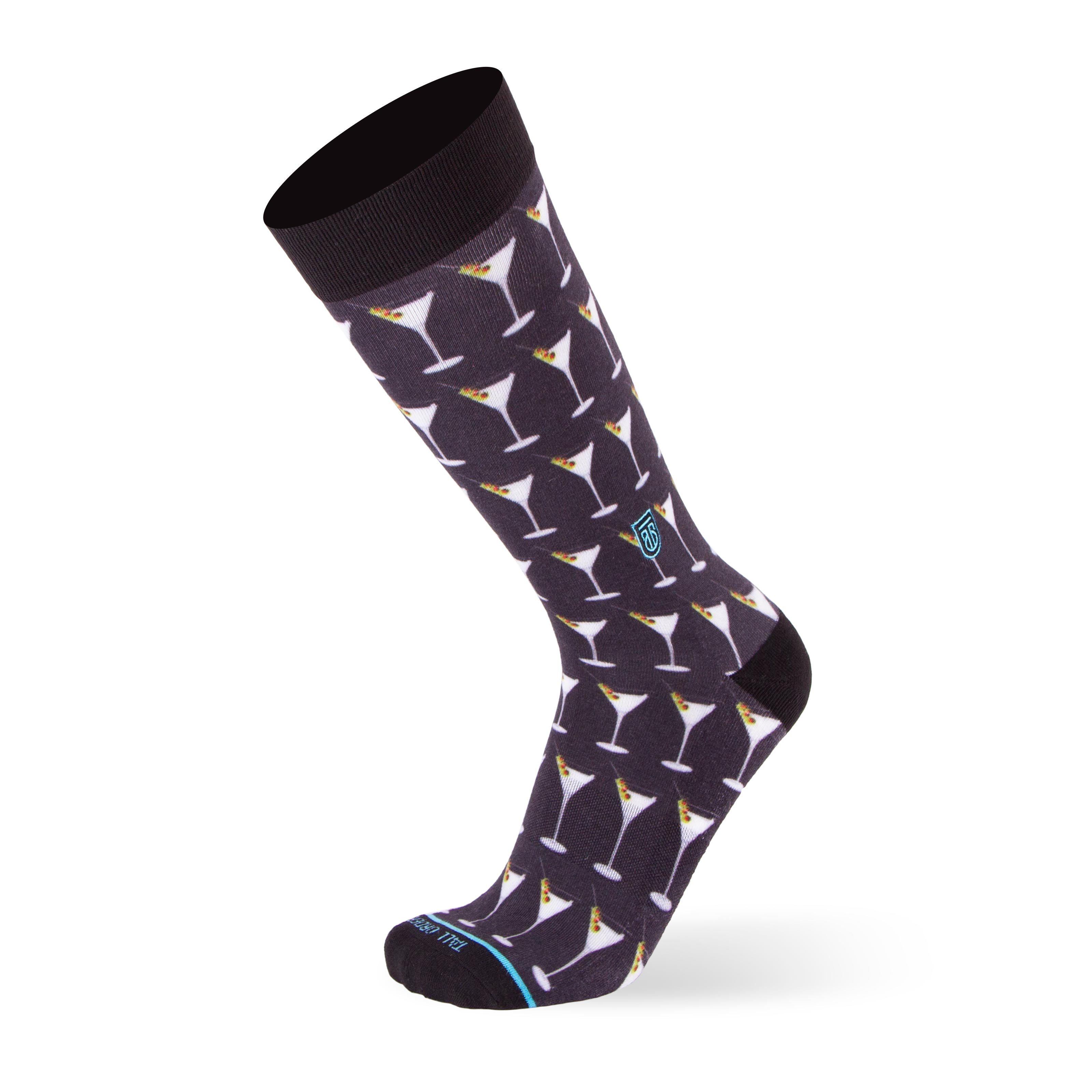 The Martini Sock- Extra Cushioned - Dress Socks - Tall Order Socks product image