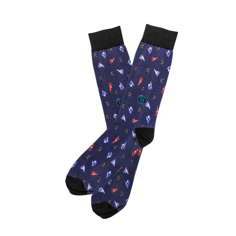 mens nautical dress socks