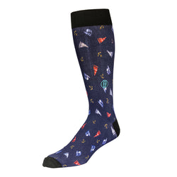 mens nautical dress socks