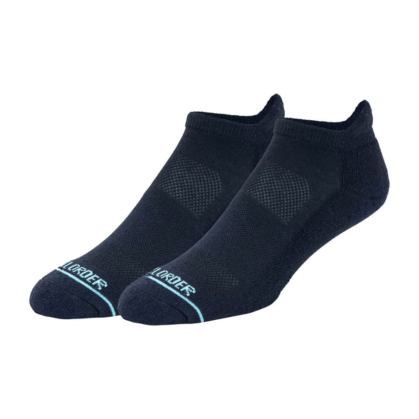 Solid Black Two Pack - Extra Cushioned Ankle Socks