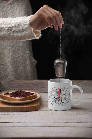coffee cup, tea cups, distance running coffee cup and gift mug