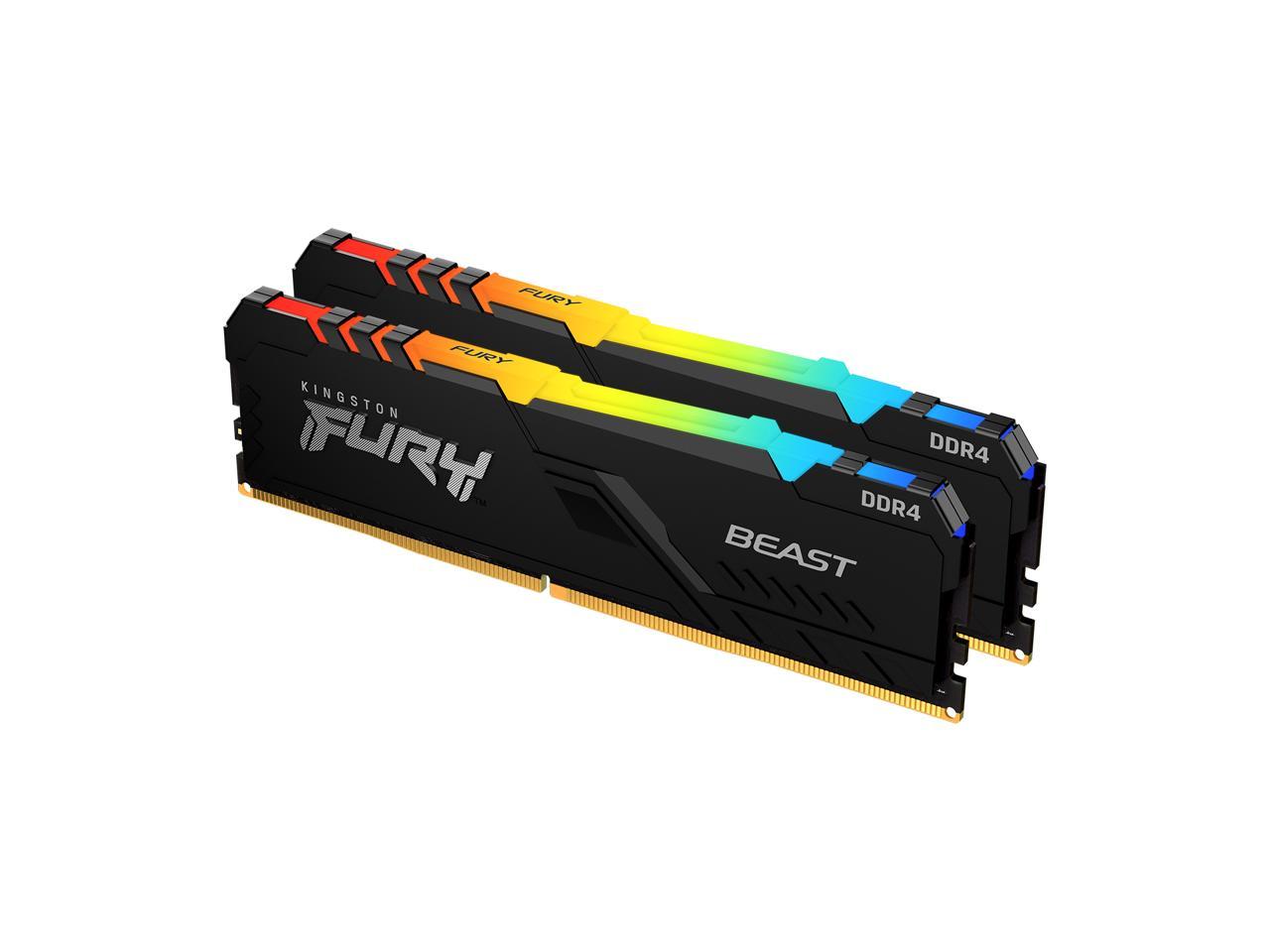 Kingston Fury Beast 16GB (2 x 8GB) RGB RAM