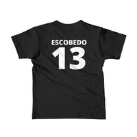 Short sleeve kids t-shirt, #13 ESCOBEDO
