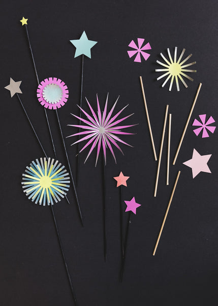 Download Paper Firework Cake Topper, SVG Template - The House That ...