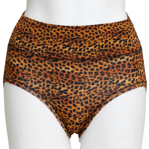 Blue Leopard Print Bamboo Thong by Thought