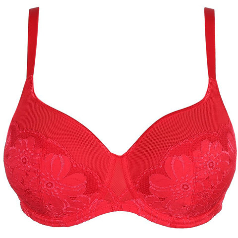 Valmont Molded Lift Underwire Bra Model 1802 Red 38C at