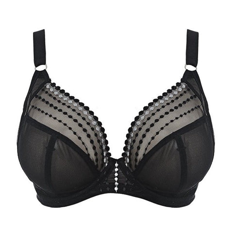 Elomi Charley Stretch Plunge Bra Black – Victoria's Attic