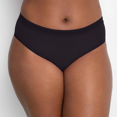 Curvy Couture Sheer Mesh Thong Black – Victoria's Attic