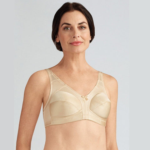 Amoena Magdalena Wire-Free Bra, Soft Cup, Size 34DD, Nude Ref