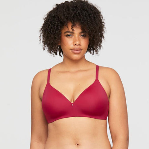 Buy Quttos Wirefree T-Shirt Padded Bra - Red Online