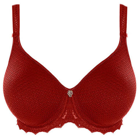 Cassiopee Rose Sauvage Invisible Full Cup Bra