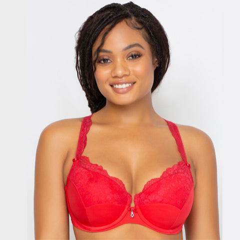 Curvy Couture - Tulip Lace Bra Black – Fiercewith Love