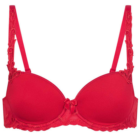 Wacoal bra no padding with underwire 36D burgundy