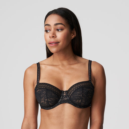 Olivia Black Vertical Seam Bra from Fantasie