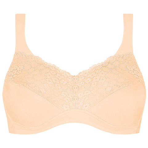 Amoena Daydream Wireless Bra Off White/Floral – Victoria's Attic