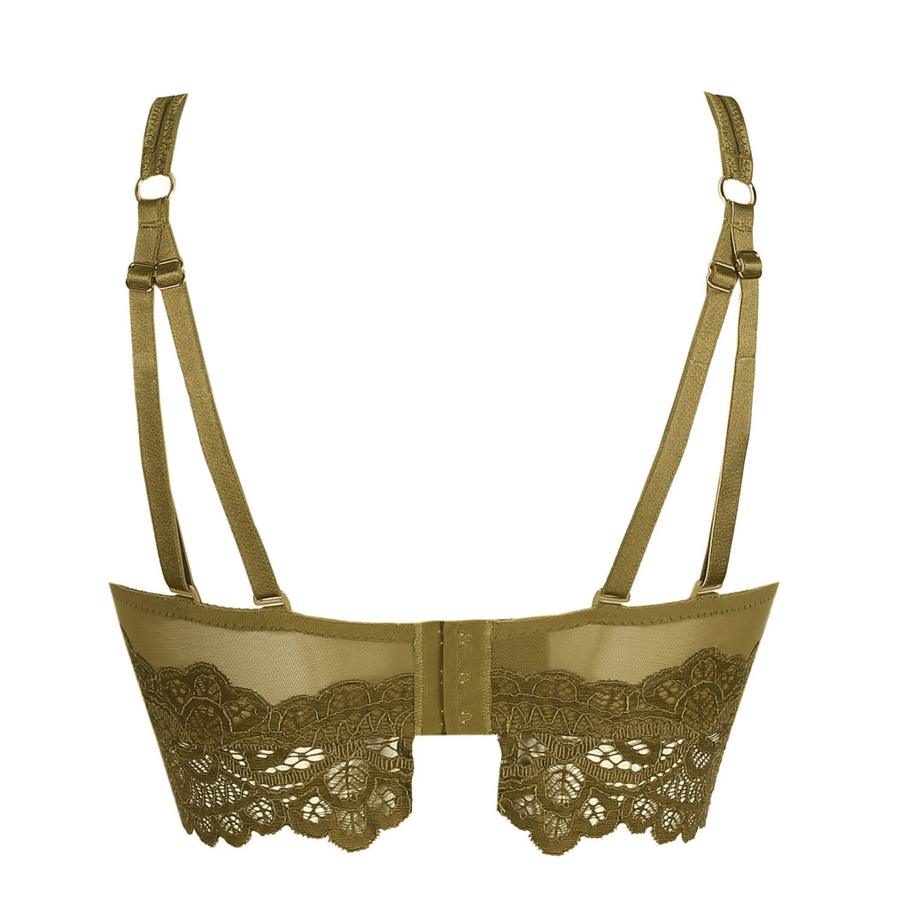 Curvy Couture Cotton Luxe Unlined Wire Free Bralette Natural – Victoria's  Attic