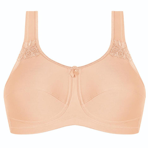 Amoena Magdalena Wire-Free Bra, Soft Cup, Size 42B, Nude Ref