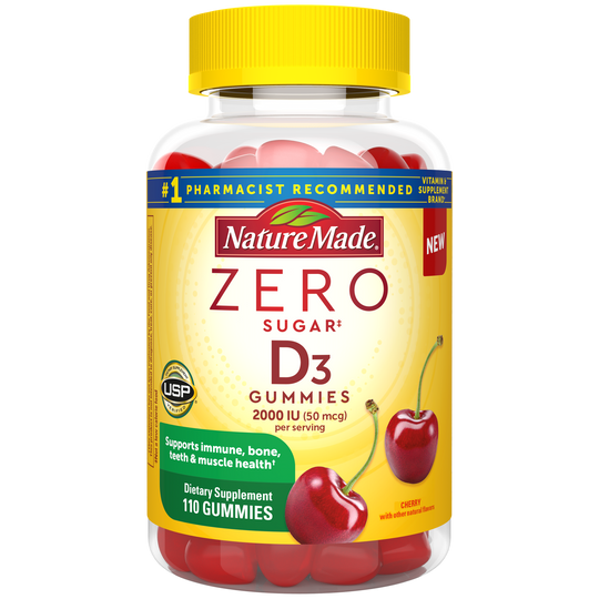 Zero Sugar Vitamin D3 Gummies Image 1
