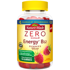 Zero Sugar‡ Energy◆ B12 Gummies