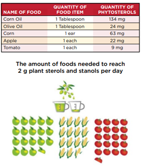 The Amount of Sterols and Stanols Needed Per Day