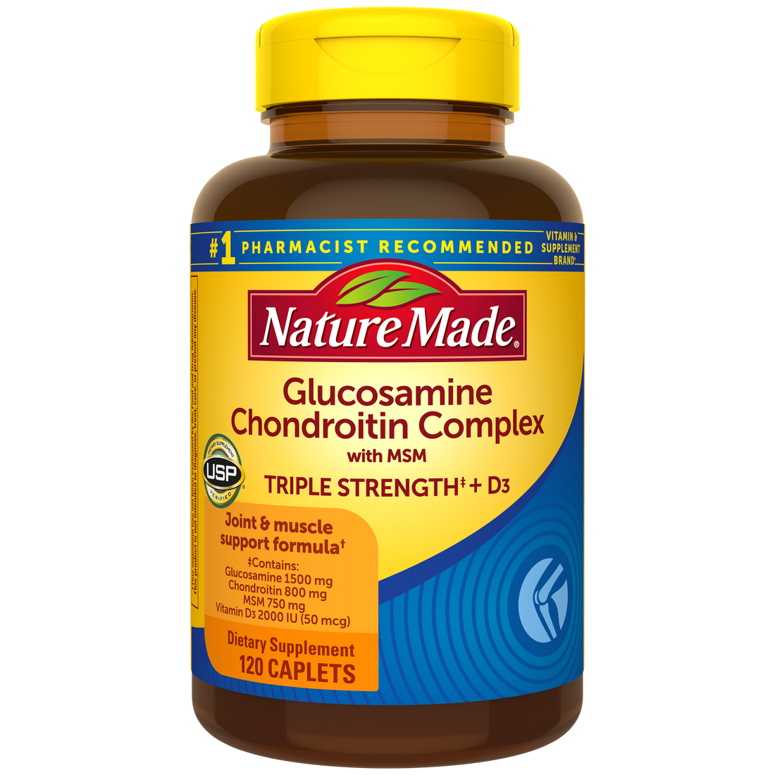 Nature Made Glucosamine Chondroitin Complex With MSM And Vitamin D3 Caplets
