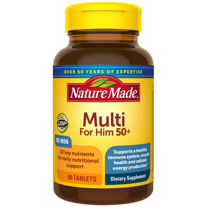 Nature Made Men's Multivitamin 50+ Tablets